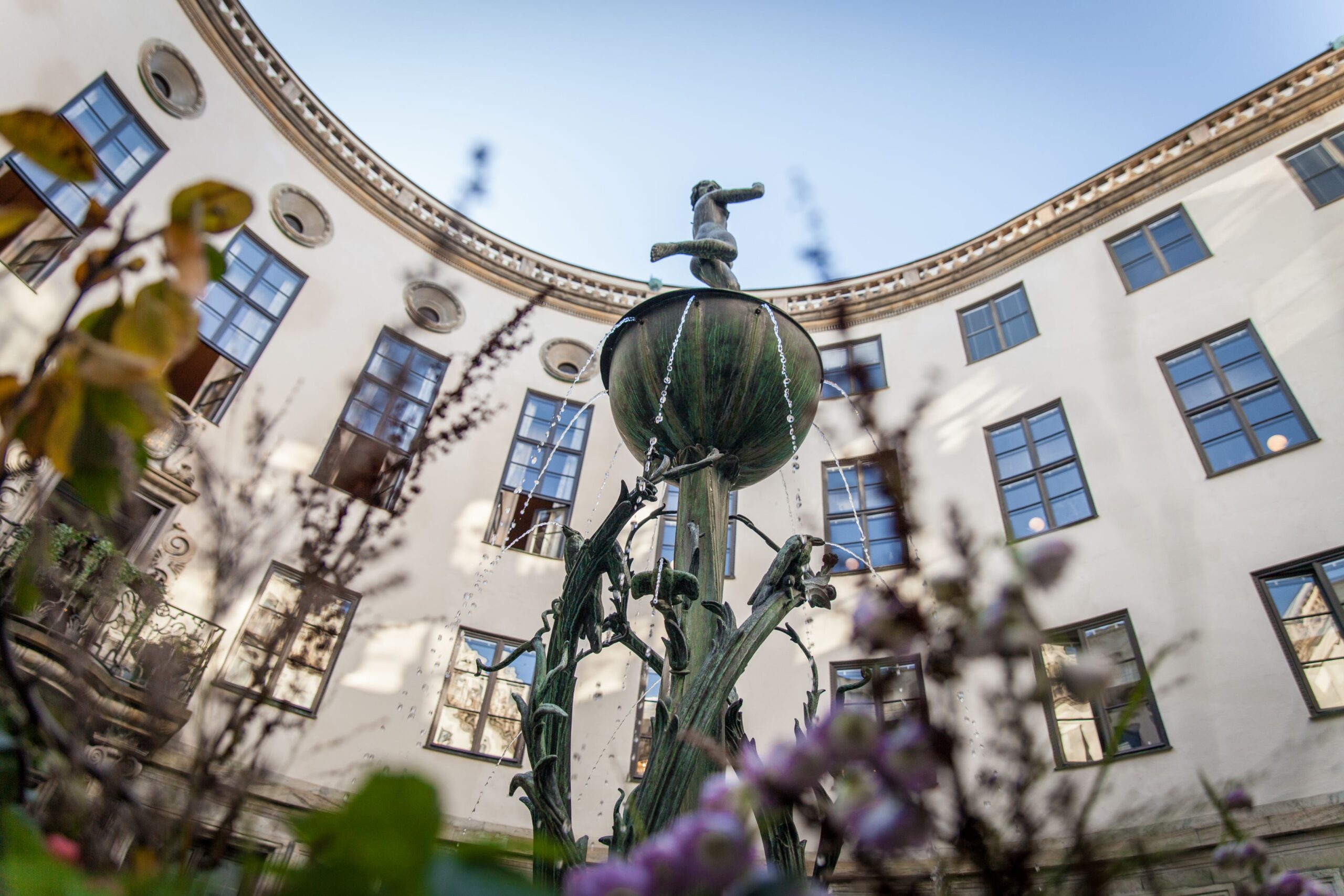 Ivar Stockholm Tändstickspalatset Innergården Diana statyn